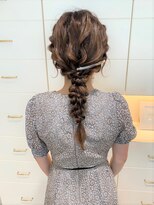 ビーハイブ 一番町店 アヴェダ(BEHIVE) お呼ばれ編みおろしヘアアレンジ