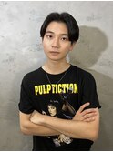 キメすぎないナチュラルセンターパート