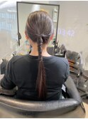 簡単☆オシャレなタイトヘアアレンジ　表参道髪質改善