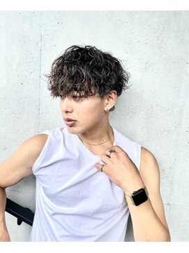 アソビ 表参道(ASOBI) 波巻きパーマ　マッシュ