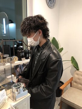 エクファフォーメン(EX-FA FOR MEN) マッシュウルフ×スパイラルパーマ