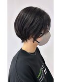 ショート チョコレート　モードヘア　大人ショート