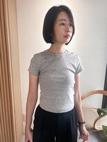 ロンドプロフィール 浦和(Lond profil)&nbsp;中川　前髪カット顔まわり似合わせ外ハネくびれレイヤーミディ