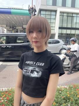 ボアップ(boappu) #ミルクティーベージュ#ブリーチカラー