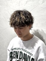 ガオプロデュースバイレボ(gao produced by revo)&nbsp;【曽我尾真生】波巻きパーマ/メンズパーマ/ウルフ