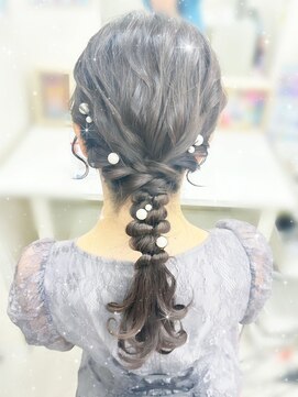 ヘアーメイク ティアラ(Hair make Tiara) 結婚式編みおろし