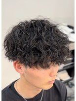バース 梅田中崎町店(BIRTH)&nbsp;ツイストスパイラルパーマツイストパーマメンズマッシュパーマ