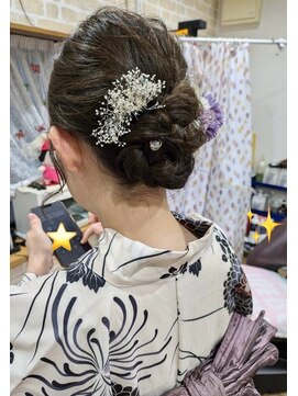 アンケア(an care) ゆるふわ★浴衣&ヘアアレンジ