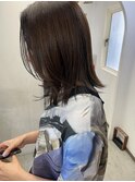 長め前髪のレイヤーカット