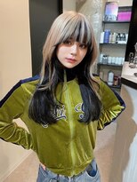 ペレ 梅田(PELE) 前髪/アンブレラカラー/こなれミディ/イメチェン/ウェーブパーマ