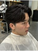 毛流れセンターパート/就活ヘア