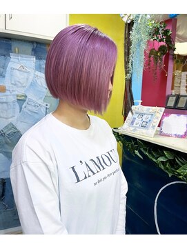 トーク 伊丹本店(TAL'KE) TAL’KE/ブリーチ×ピンクラベンダー_1379