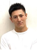 ☆ビジネスくせ毛風パーマ好感度ワイルドアップバング