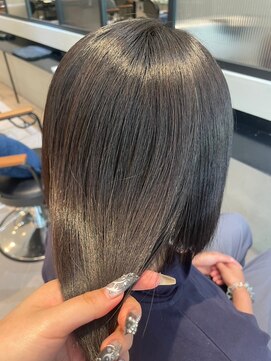 ダブル(W) 髪質改善/縮毛矯正/ミディアム