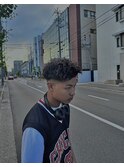 短髪パーマ