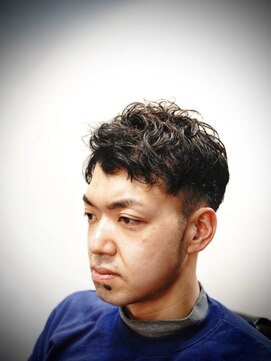 アパッシュ 東光店(Apache) パーマ風アップバングスタイル