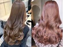 当店ならではの圧倒的に多彩なカラー配合により叶えられる唯一無二の人気カラーメニュー【韓国ヘア】