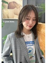 ルーシーバイパム 恵比寿(Lucy by PAM.)&nbsp;【hana】ブリーチなしダブルカラーで透けるベージュカラー