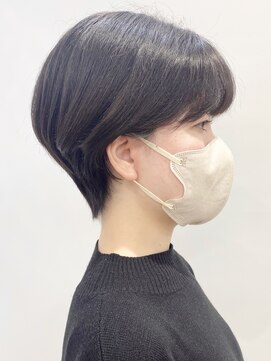 モリオフロムロンドン 松戸店(Morio from London) 【モリオ松戸　石山】くびれショート前下がりショート前髪あり