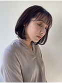 内巻きナチュラルボブ