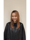 ハイトーン/ 顔周りレイヤー/ ロングスタイル