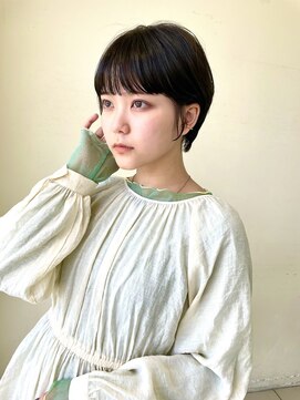 ハピネス 西大寺店(Happiness) 【30代・40代奈良】まとまり艶ショートボブ/髪質／うるは