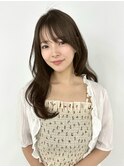 小顔美人レイヤーカット×ナチュラルグレージュ30代40代50代