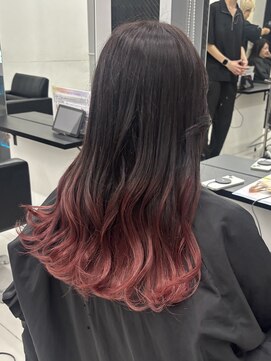 アライブ ハラジュク(ALIVE harajuku) 【ALIVE 夕貴】ピンクグラデーションカラー