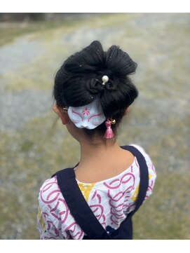 アール 大東店(R) お祭りフェミニンヘアセット