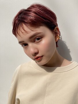 エル 横浜(eL) デザインカラー グランマッシュ フェイスフレーミング暗めカラー