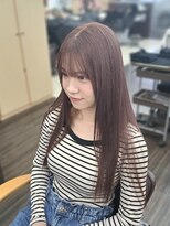 びゃんびゃん 江端店&nbsp;縮毛矯正/髪質改善&/小顔に見せるヘア/ココアベージュ