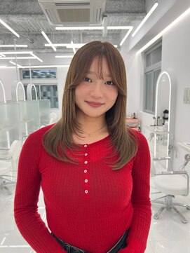 コア プラス 立川(COA PLUS) 韓国風レイヤーカット髪質改善ダブルカラーハッシュカット