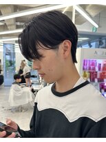 ウィル バイ ブラウン(Vir by Brown)&nbsp;地毛風縮毛矯正/メンズ縮毛/センターパート/藤沢美容院