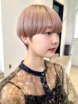 イギー(igggy)&nbsp;マッシュショート☆ピンクアッシュベージュ
