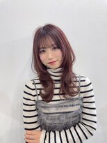 リシェル(RICHEL)&nbsp;レイヤーカット/ピンクラベンダー/白玉カラー/美白カラー/艶髪