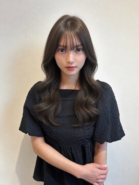 アマス 平塚店(Amas) layer cut × olive color