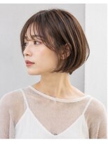 ヘアアンドメイク アース 入間店(HAIR&MAKE EARTH) 大人丸みショートボブ