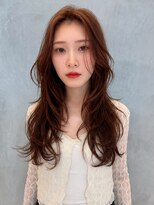ロンドエニカ 大宮(Lond enika)&nbsp;丸みショートボブ/カーテンバング/顔周りカット/ダークブルー