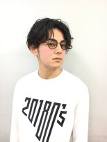 ヘアーアイスカルテット(HAIR ICI QUARTET)&nbsp;メンズ×ショート×くせ毛風