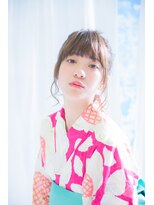 ヴァンクシー バイ ルナ(VANKCY by Luna) 浴衣 着付け + ヘアセット 5720円 向ケ丘遊園 お祭り 花火大会