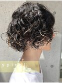 スパイラルパーマ