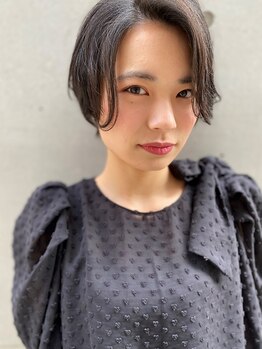 フリックヘアサロン 梅田茶屋町2号店(FLICK HAIR SALON)の写真/【阪急梅田駅/徒歩1分】デザイン性はもちろん再現性も重視したカットで扱いやすく手ぐしでまとまるヘアに★