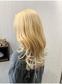 春夏おすすめ ケアブリーチ 韓国風 ブロンドスタイル