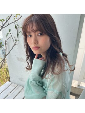 キッカ(kicca) 【kicca】顔まわりレイヤー×シアーカラー