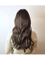 ジーナ 銀座(Zina)&nbsp;かきあげロング/マロンベージュ/逆三角/髪質改善【Zina銀座】