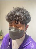 宮城リョータ風強めパーマ