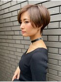 ハンサムショート×サマーブラウン【たまプラーザ】