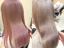 ヒビヲ(HIBIO)の雰囲気（ケアブリーチカラーで艶感のあるダブルカラー＊[インナーカラー]）