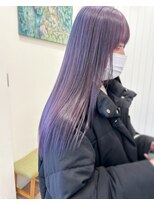 モリオフロムロンドン 大宮店(morio from London) 【morio坪井】ケアブリーチ ×グレーパープル