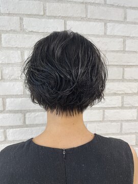 アッシュ 稲田堤店(Ash) 無造作パーマ×ショートボブ